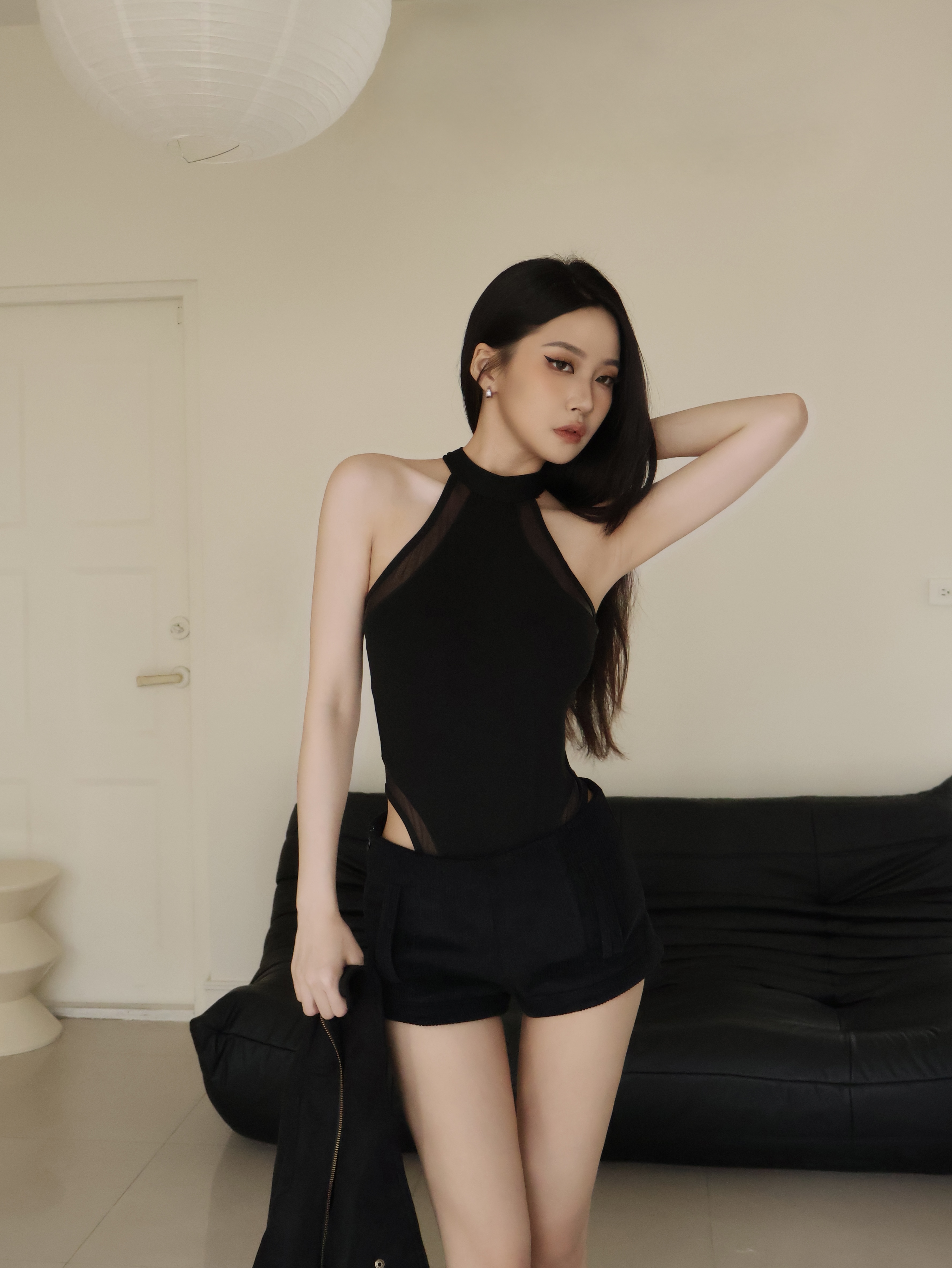 調透胸墊連體衣