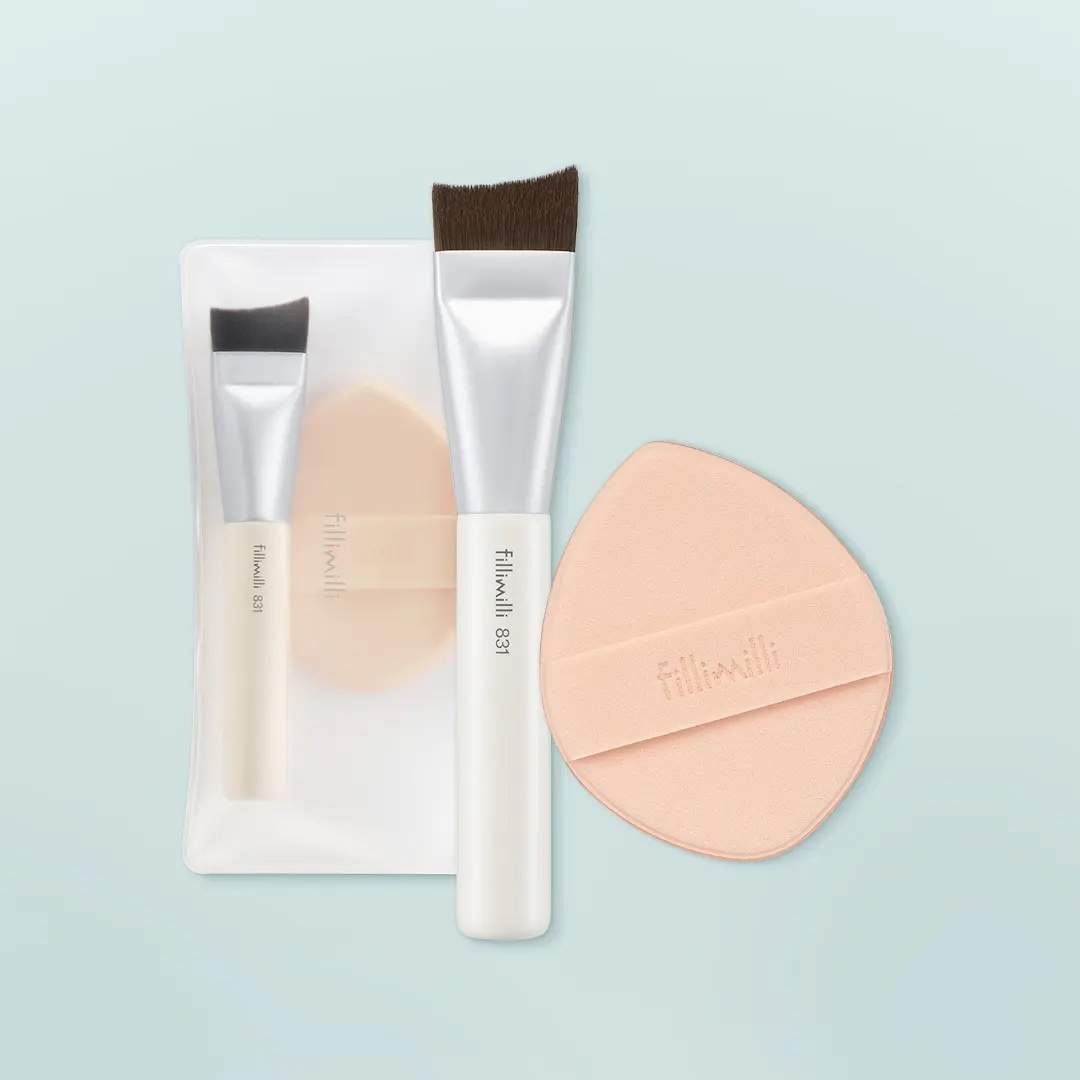 《olive young 連線》Fillimilli Matte Fit Brush 831 & Puff Duo