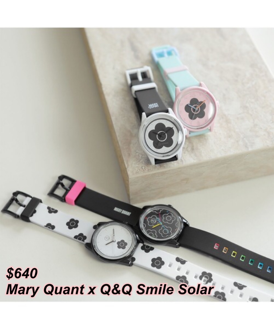 260305 Mary Quant x Q&Q SmileSolar 手錶/3 款
