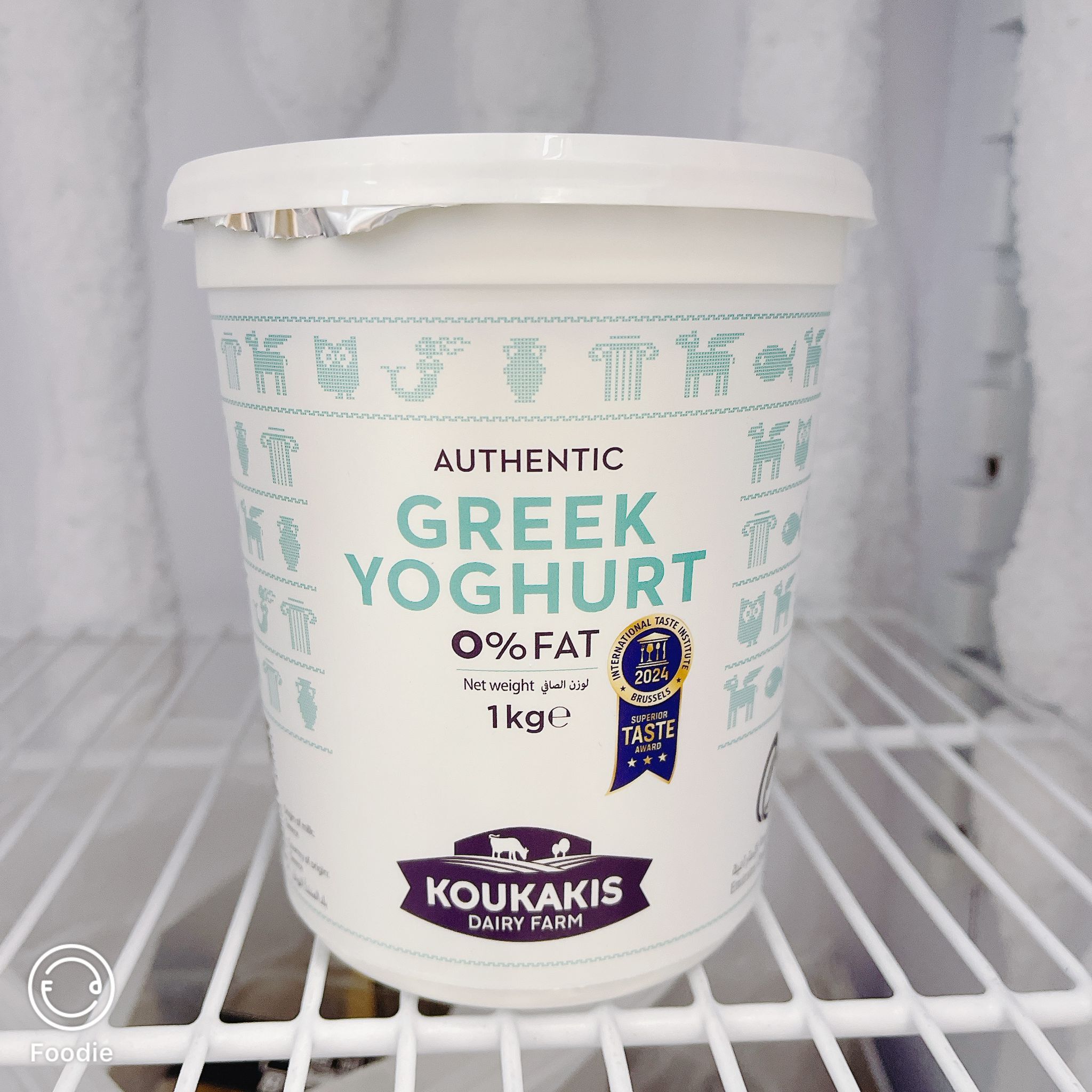 [現貨] 希臘乳酪 KOUKAKIS 牛奶 0% FAT 1kg (BBD 31/5)