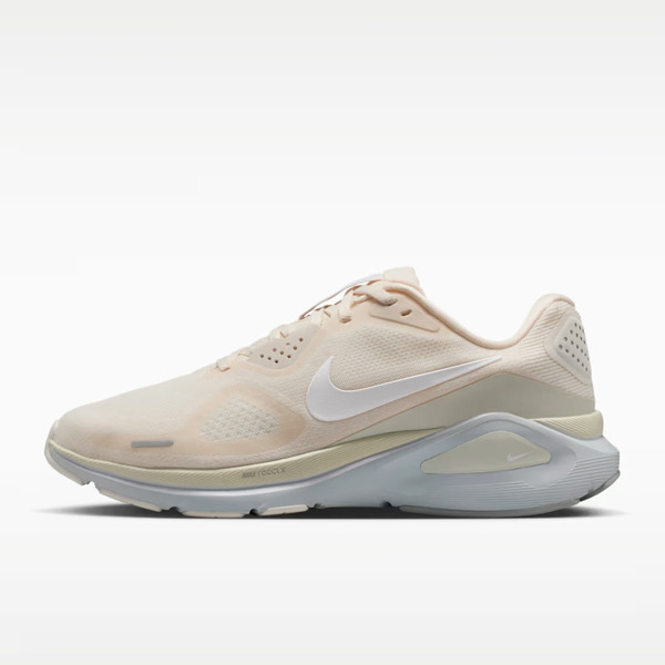Nike 耐吉 W Structure 26 ESS IO9917-100 女 慢跑鞋 運動鞋 緩震 穩定 米橘