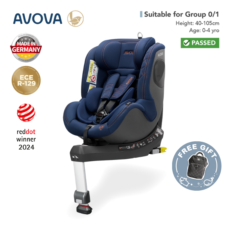 Avova - Sperber-Fix 2 汽車安全座椅 (R129 & CCC 安全標準)(適合約0-4歲/身高40 -105cm)