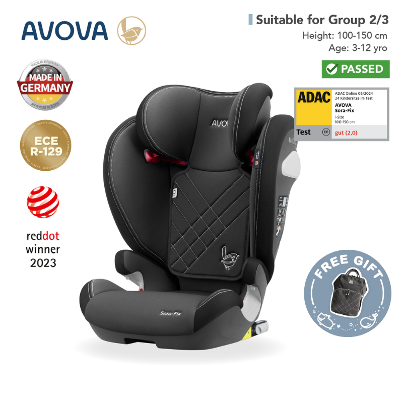Avova - Sora-fix 汽車安全座椅 (R129 & CCC 安全標準)(適合約3-12歲/身高100-150cm) (慕尼黑)