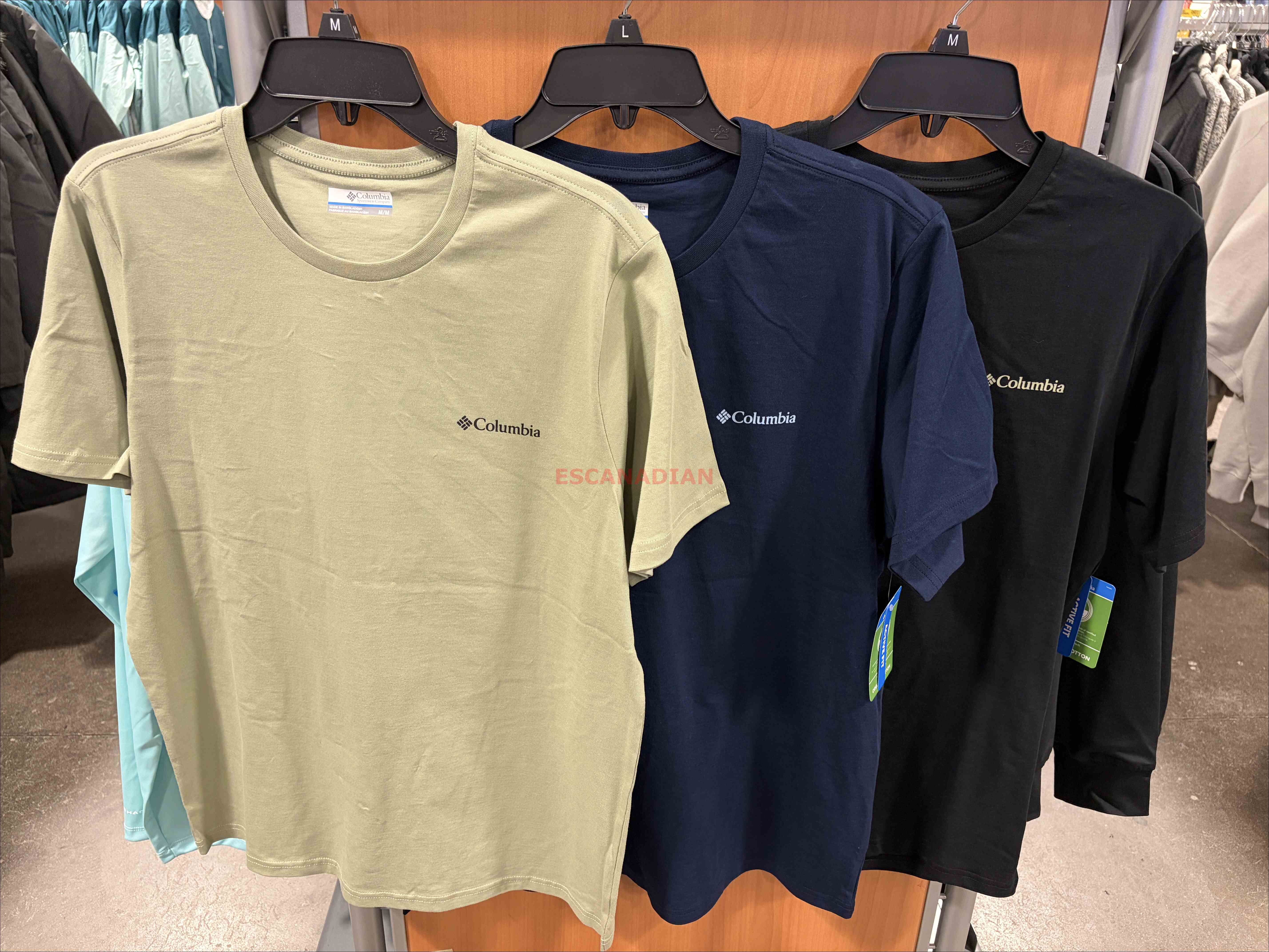 【限時】Columbia  男大人 有機棉 正反 花卉圖案  短TEE (3色)