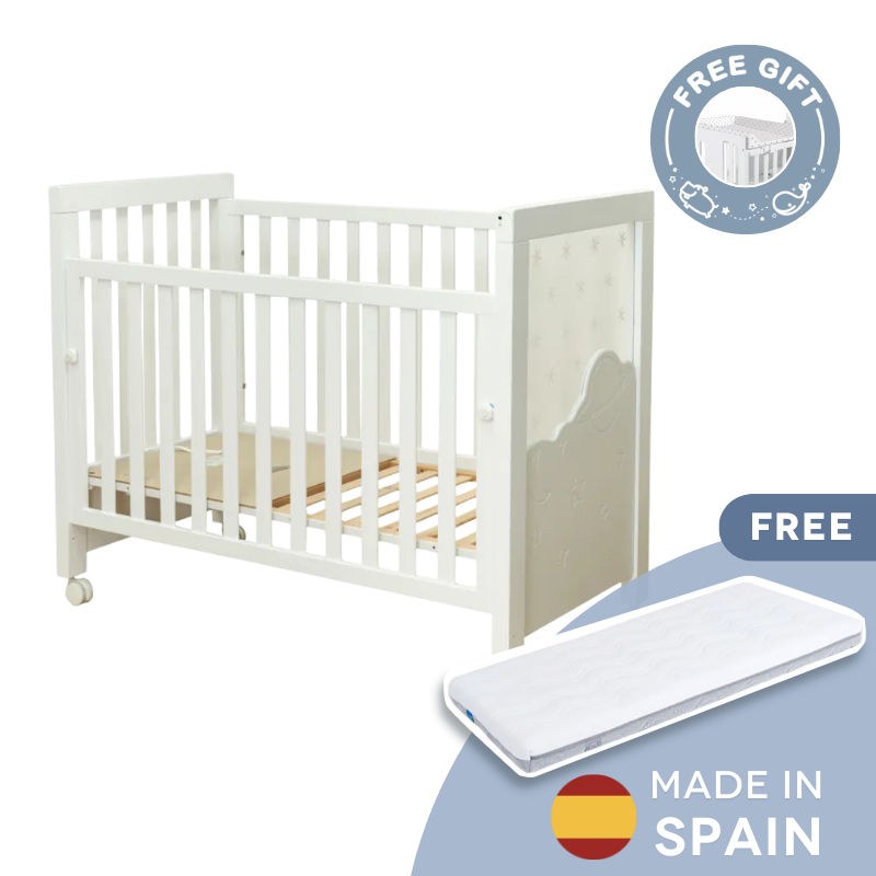 Micuna - Dolce Magic 夜空星星床 60x120cm (白色)