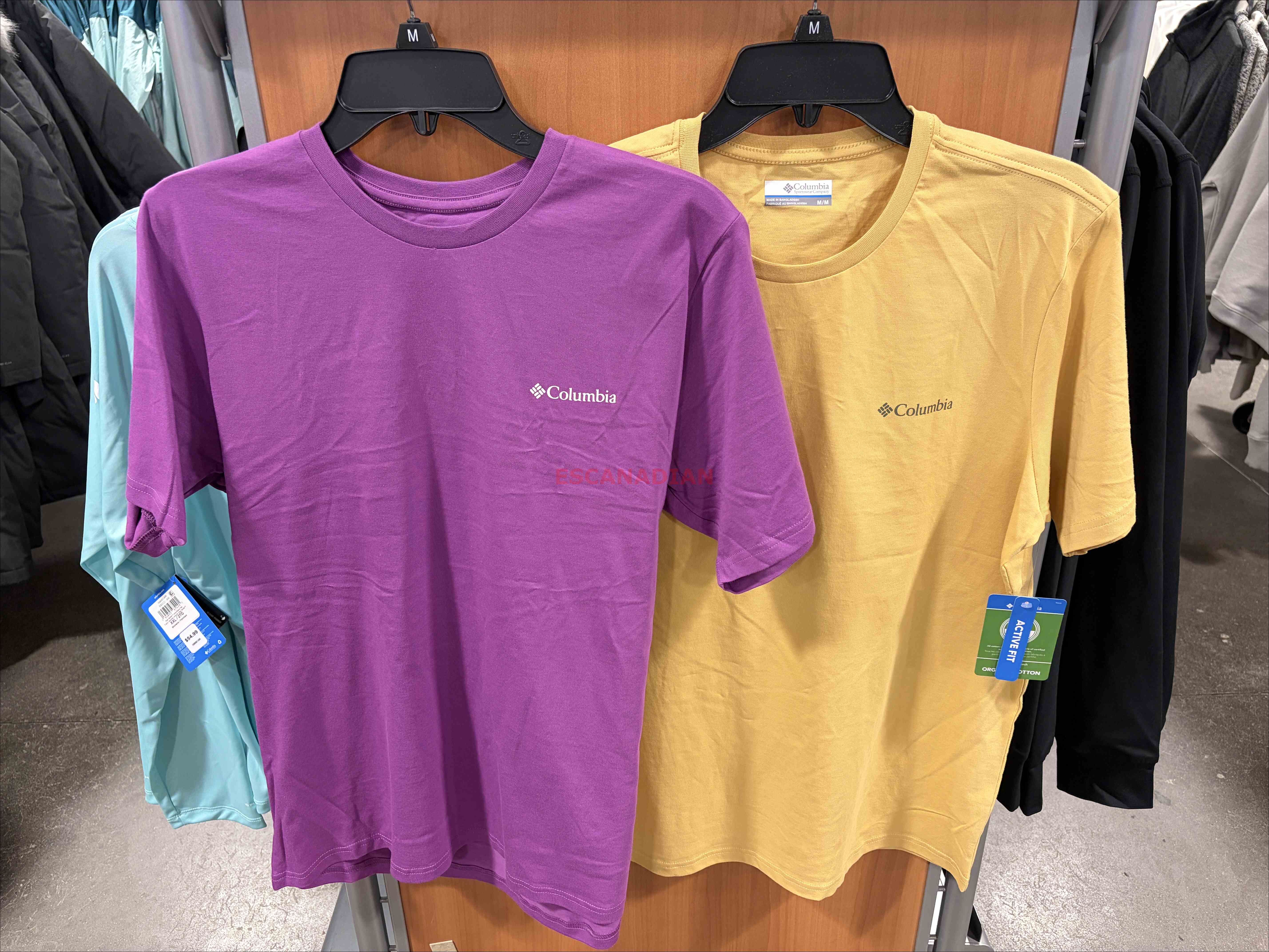 【限時】Columbia  男大人 有機棉 正反 風景山脈  短TEE (2色)