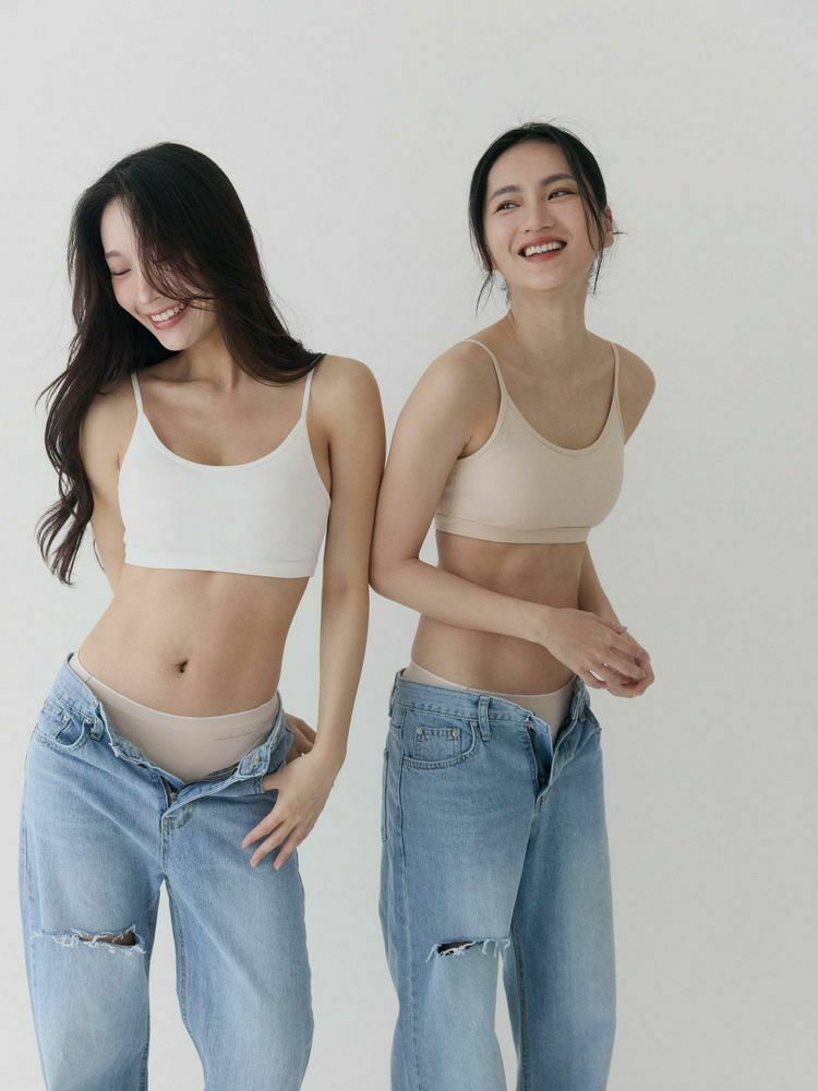 自訂 涼感極美圓領bratop(短版)