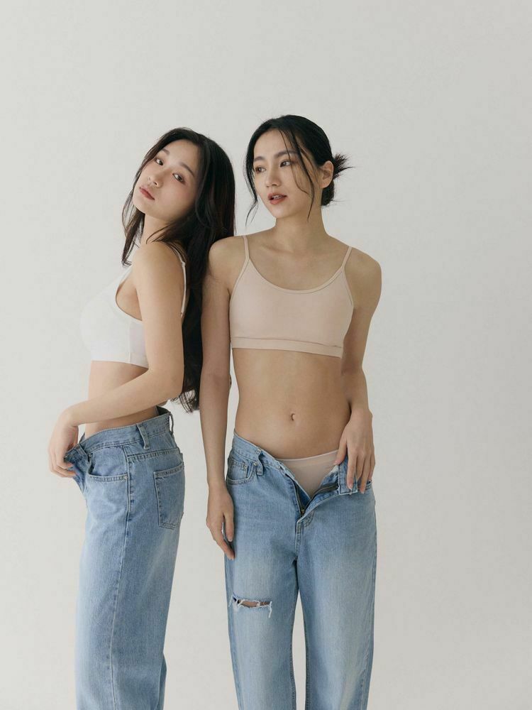 自訂 涼感極美圓領bratop(短版)