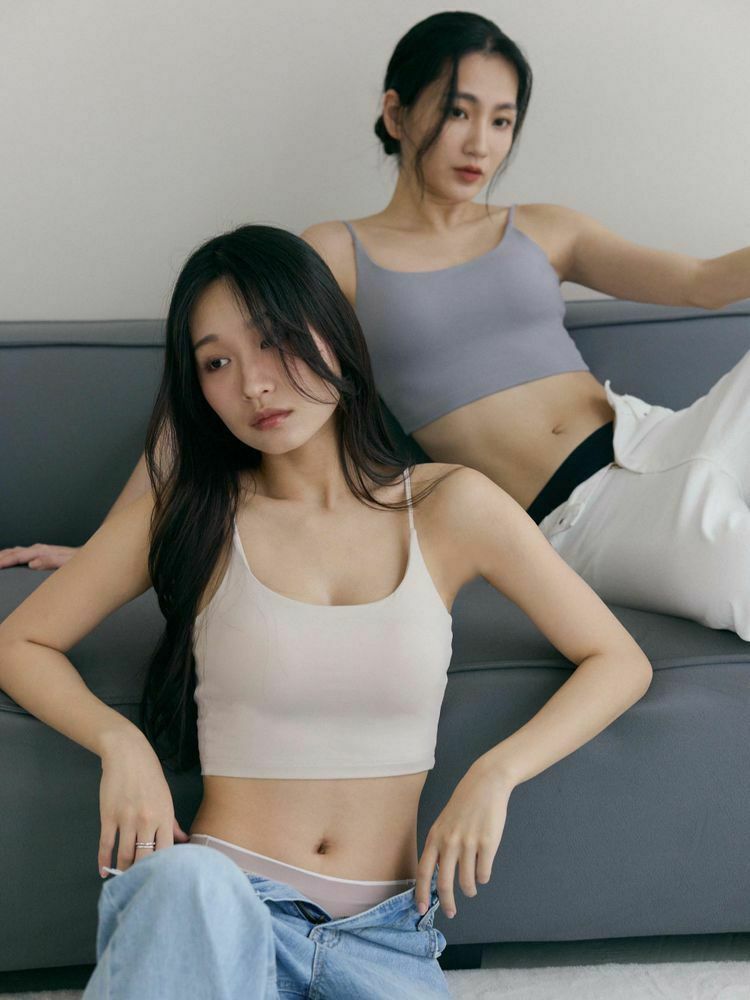 自訂 涼感極美圓領bratop(中長版)