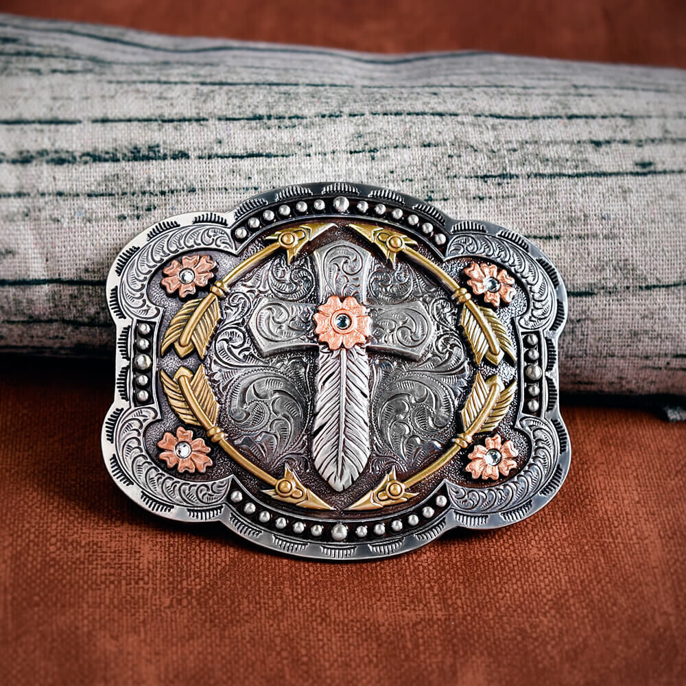 守護之印 造型皮帶扣 / 皮帶頭 - 美式印地安圖騰