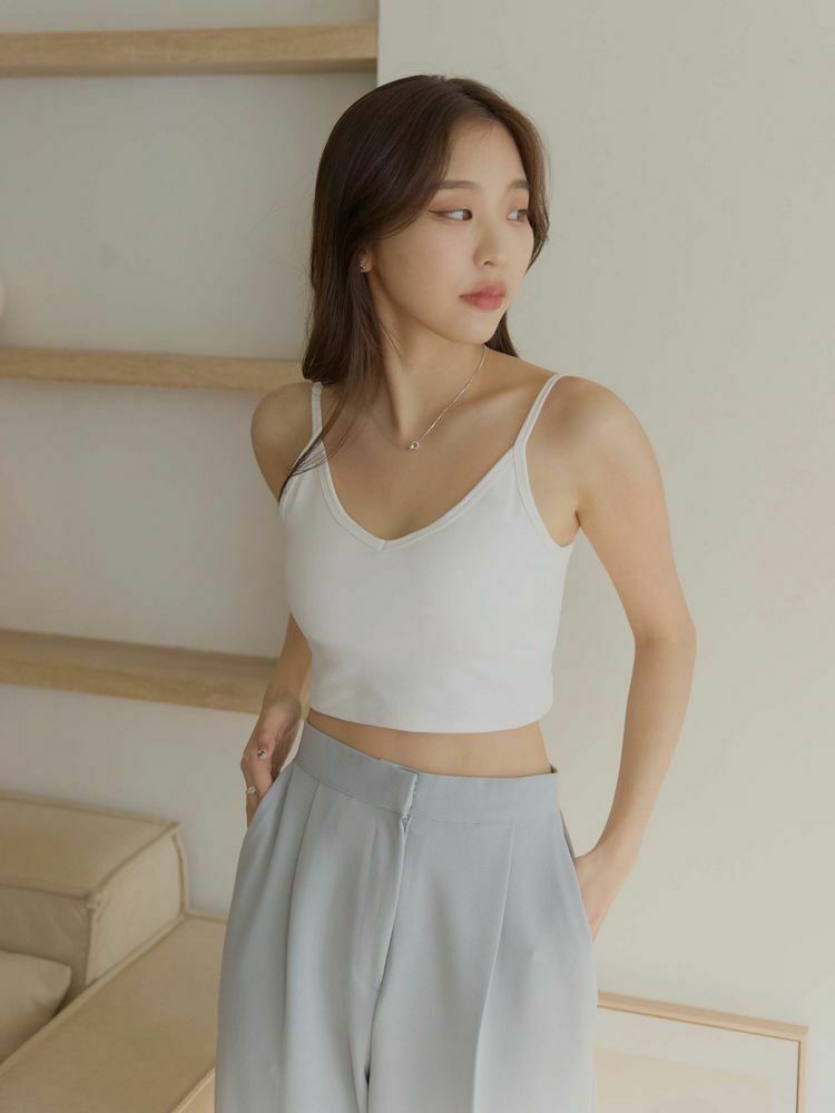 自訂 V領親膚短版Bratop(厚墊、薄墊一次擁有)