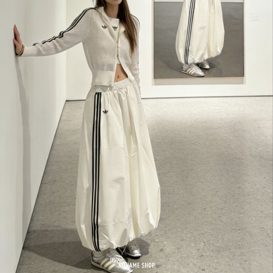ADIDAS ORIGINAL BALLOON 經典三線條 氣球 寬鬆 長裙 兩色 (女款)
