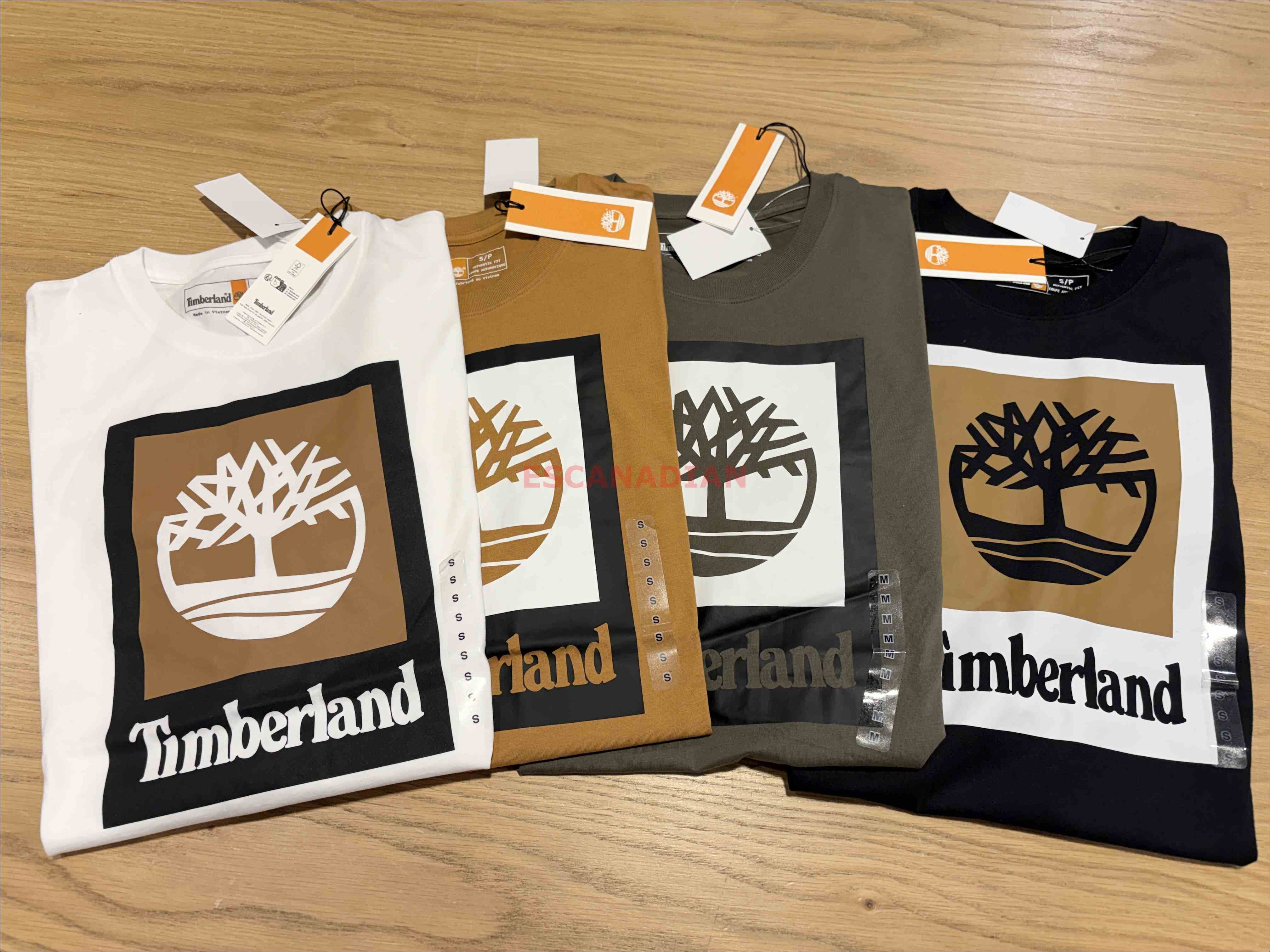 Timberland 大人 經典BOX大樹  短TEE (4色)