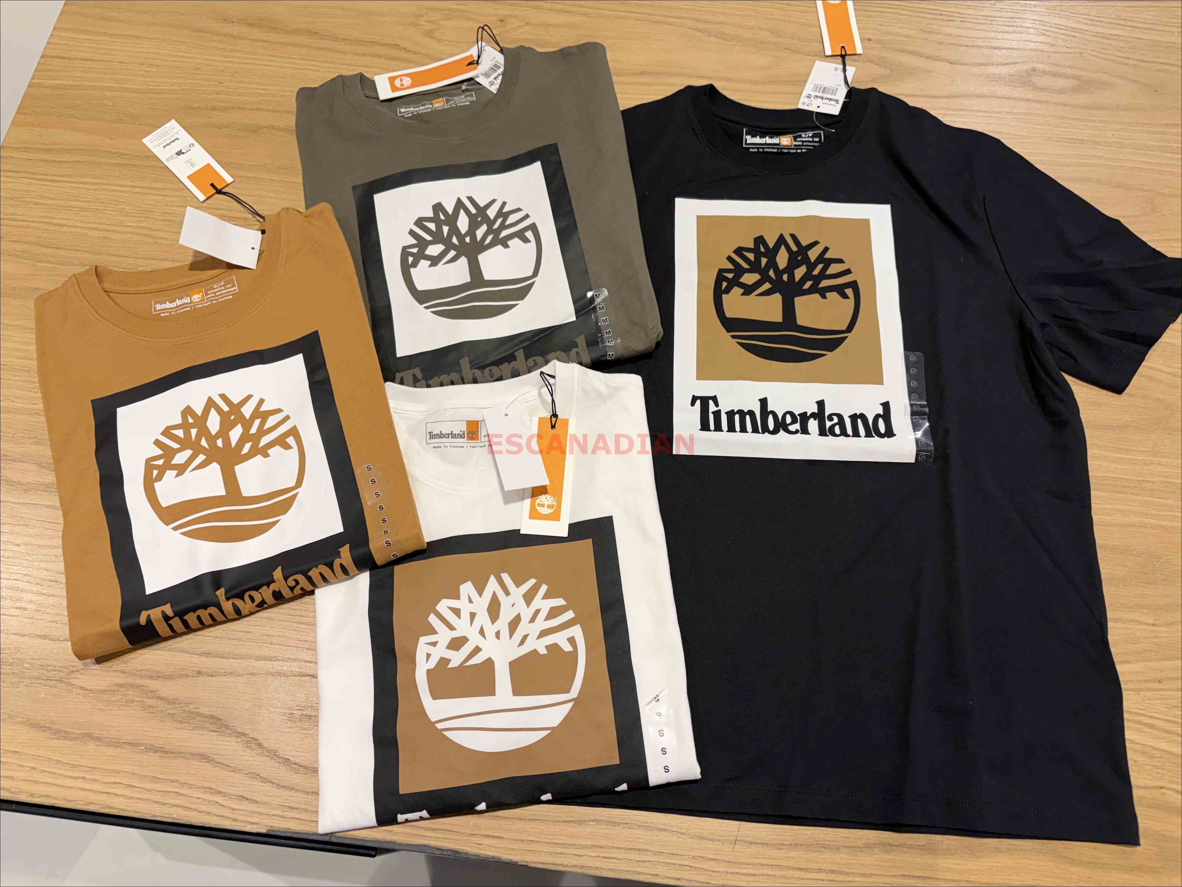 Timberland 大人 經典BOX大樹  短TEE (4色)