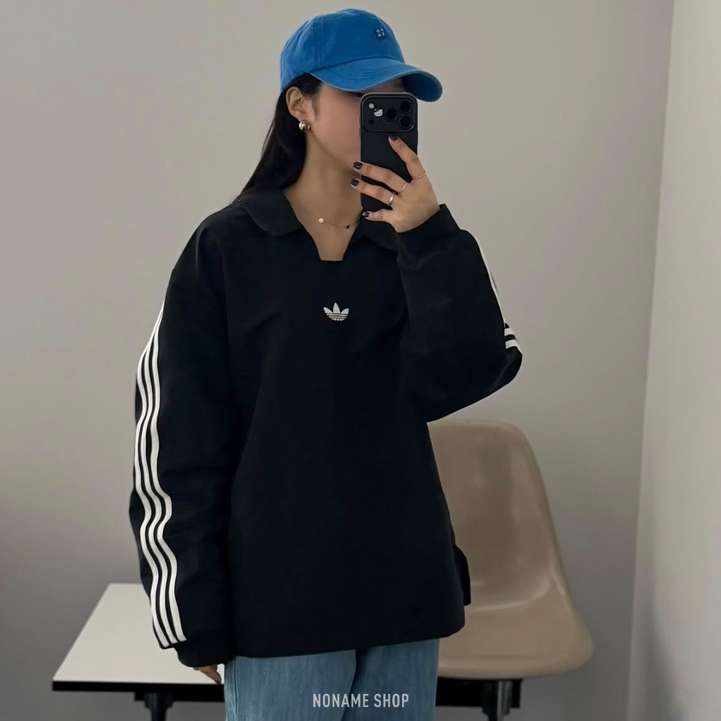 ADIDAS ORIGINALS AD POLO 三葉草 長袖 兩色 (男款)