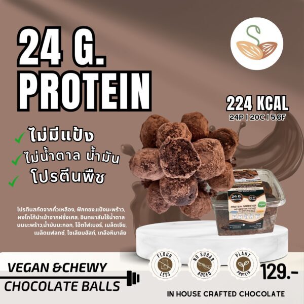 [TL04] [-18°C] Sprouted Seeds 高蛋白 Choco Chewy Ball