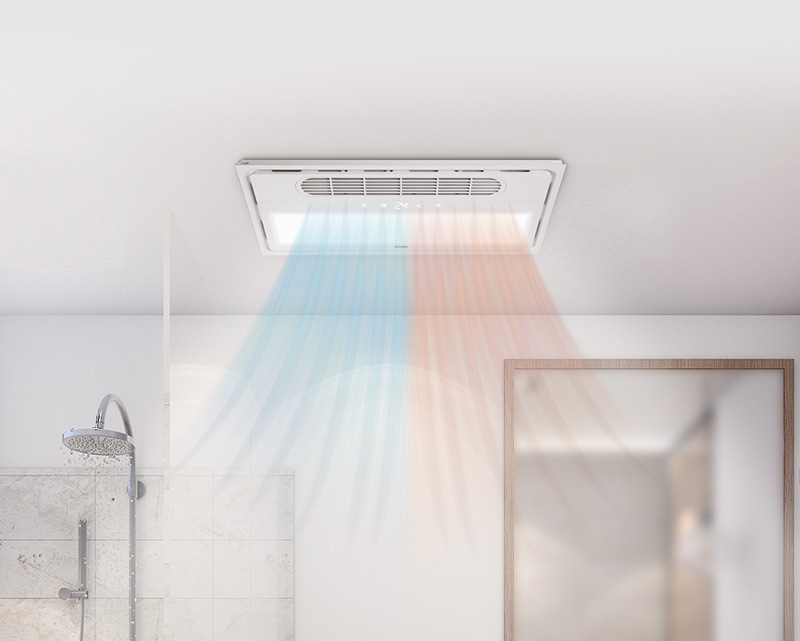 德國寶多功能浴室乾衣暖風機HTB-P225安裝實景