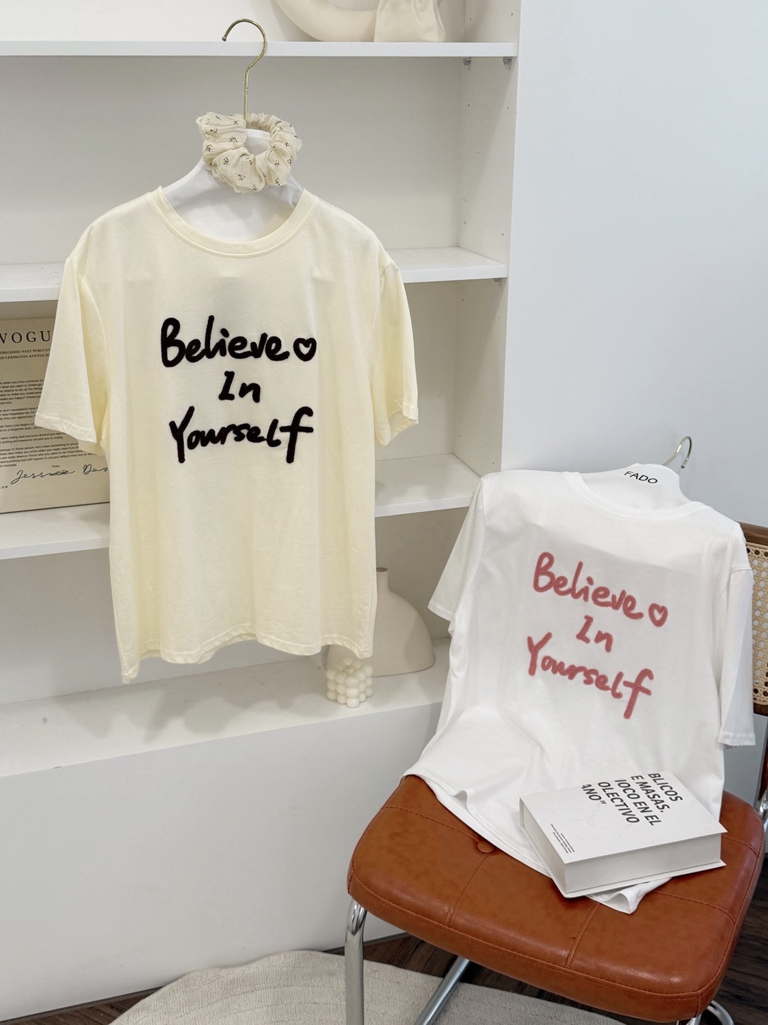 法朵Fado shop｜立體刺繡圓領T 0215007 四色