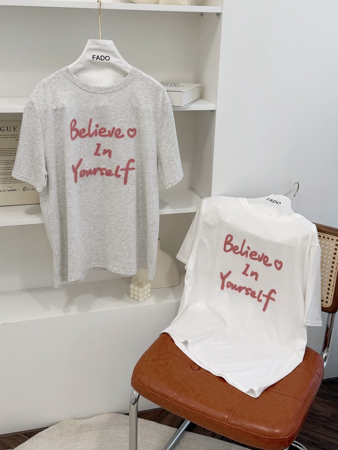 法朵Fado shop｜立體刺繡圓領T 0215007 四色