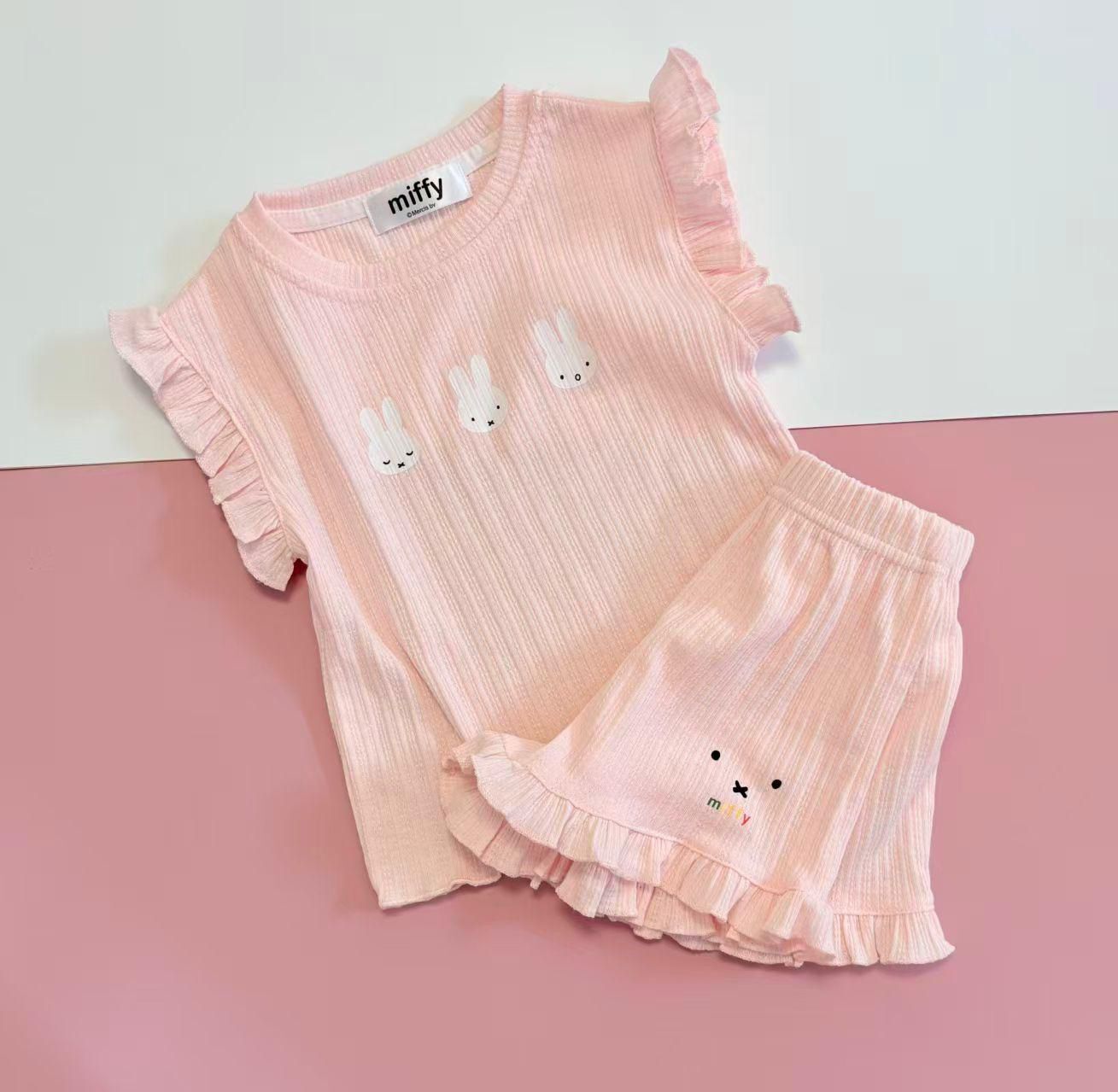 日單 Miffy四色純棉花邊套裝