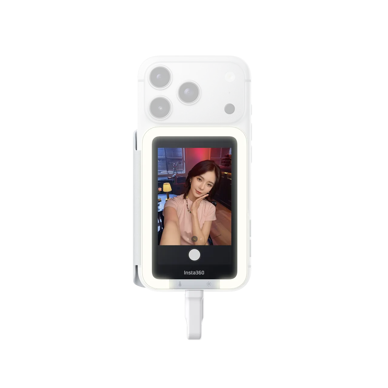 Insta360 Snap 手機自拍屏（後置主鏡即時預覽）