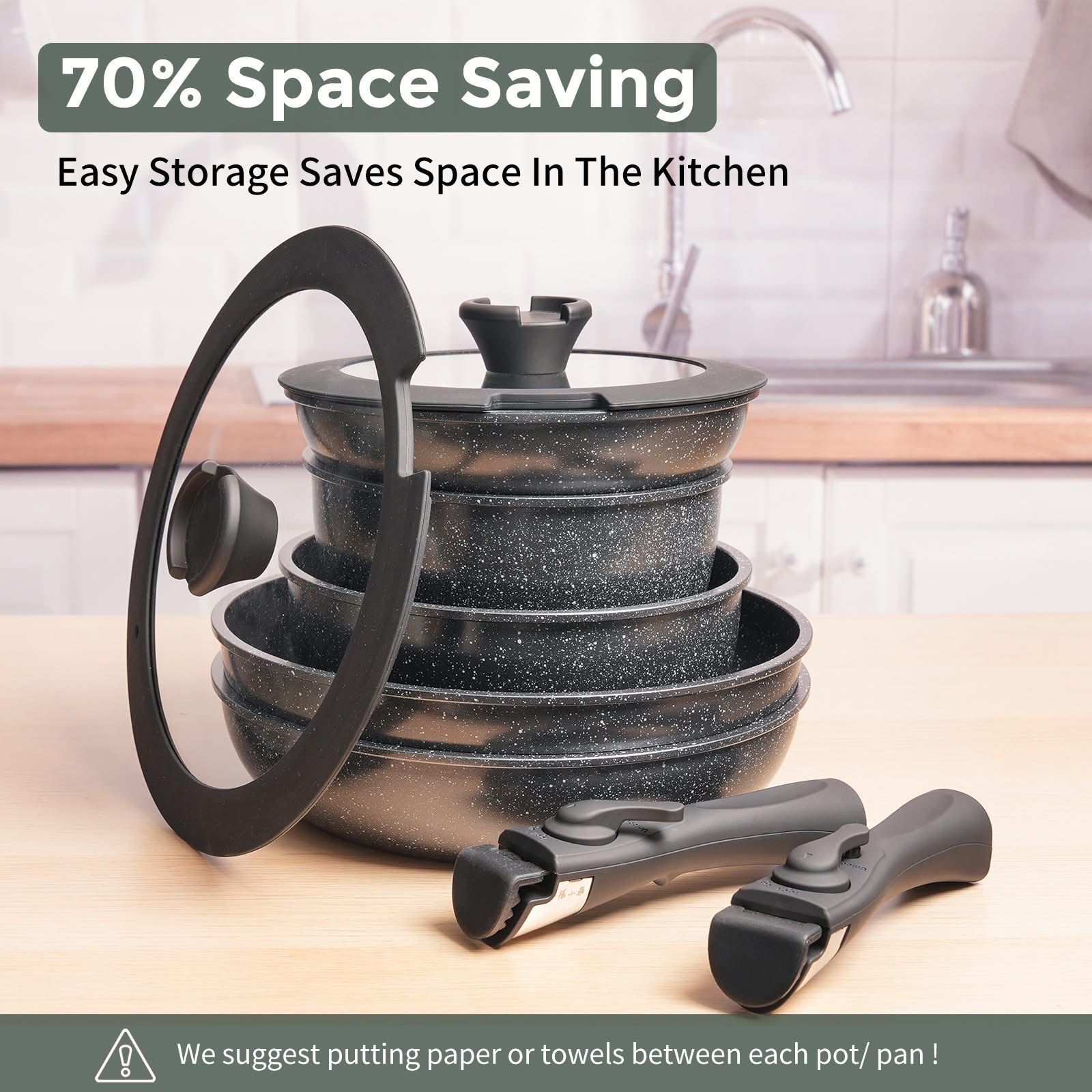 百年中華老字號張小泉 星石系列廚具套13件套黑柄 [#SQ26030601]