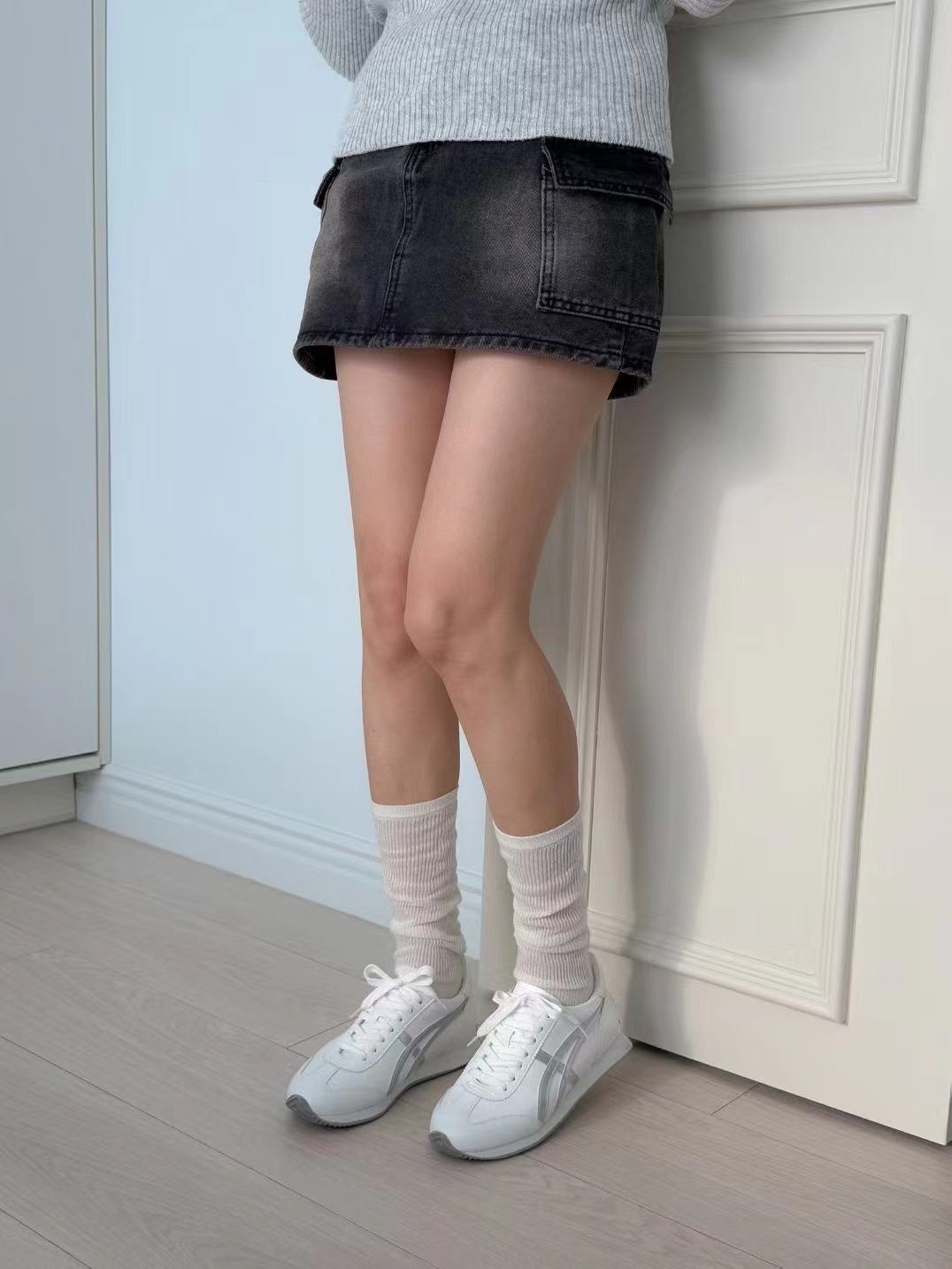 ASK 春季新款  真皮休閒風格運動鞋 9031