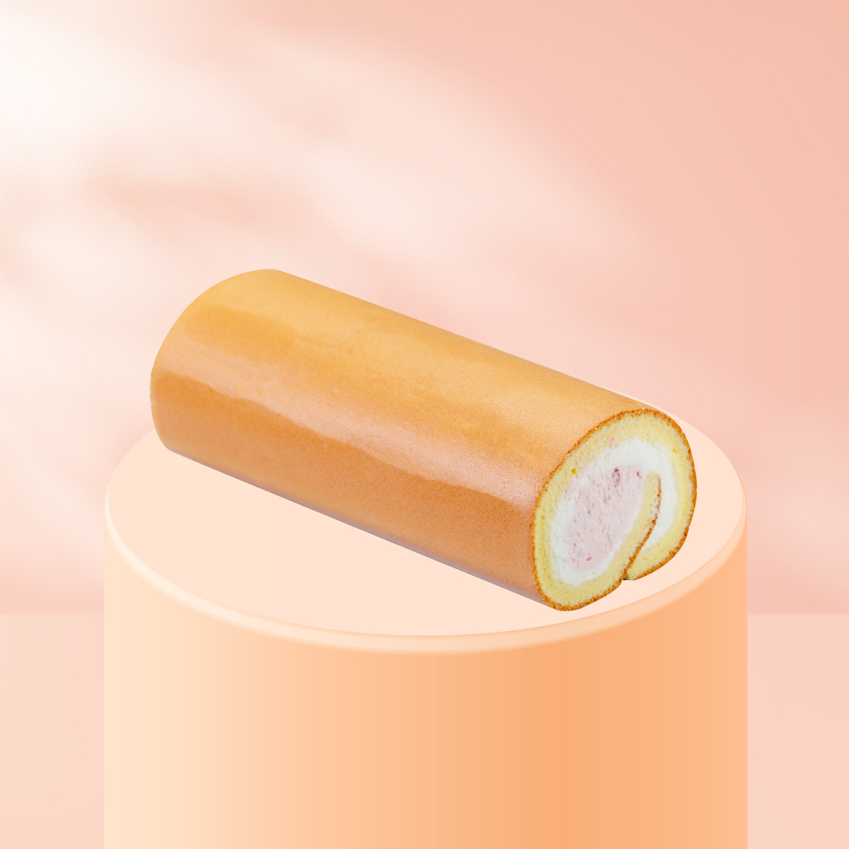 療癒生活│草莓生乳捲 18cm│日本中澤奶霜與熬製草莓果韻的粉嫩邂逅