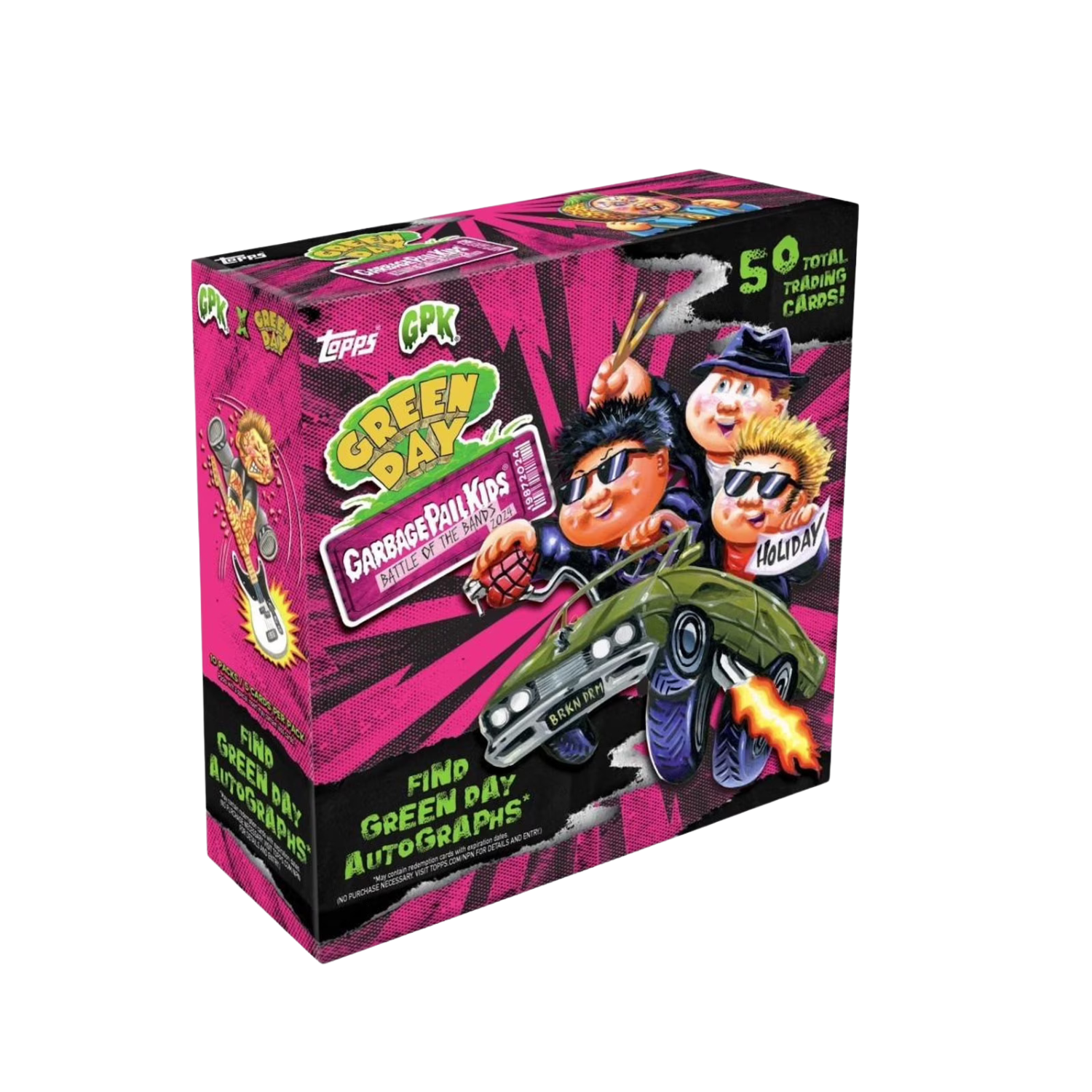 Topps Garbage Pail Kids Battle Of The Bands: Green Day Hobby Box