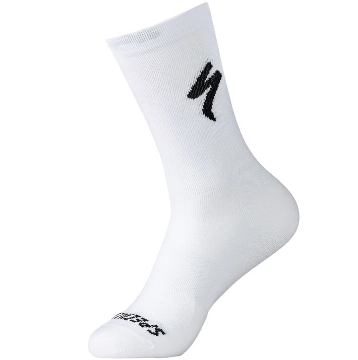 【SPECIALIZED】 單車襪 SOFT AIR TALL 白/黑 男款