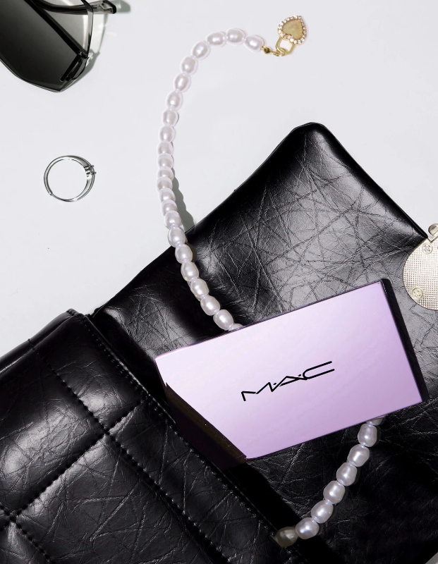 M.A.C 口袋雙色濾鏡蜜粉餅#紫白餅 3.5g+3.5g 無粉撲