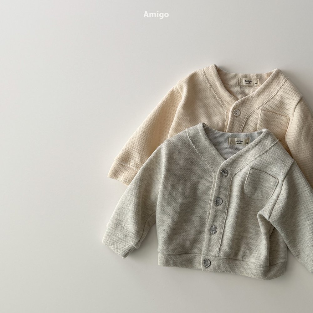 韓國🇰🇷Amigo 純色小口袋外套(XS-XL)