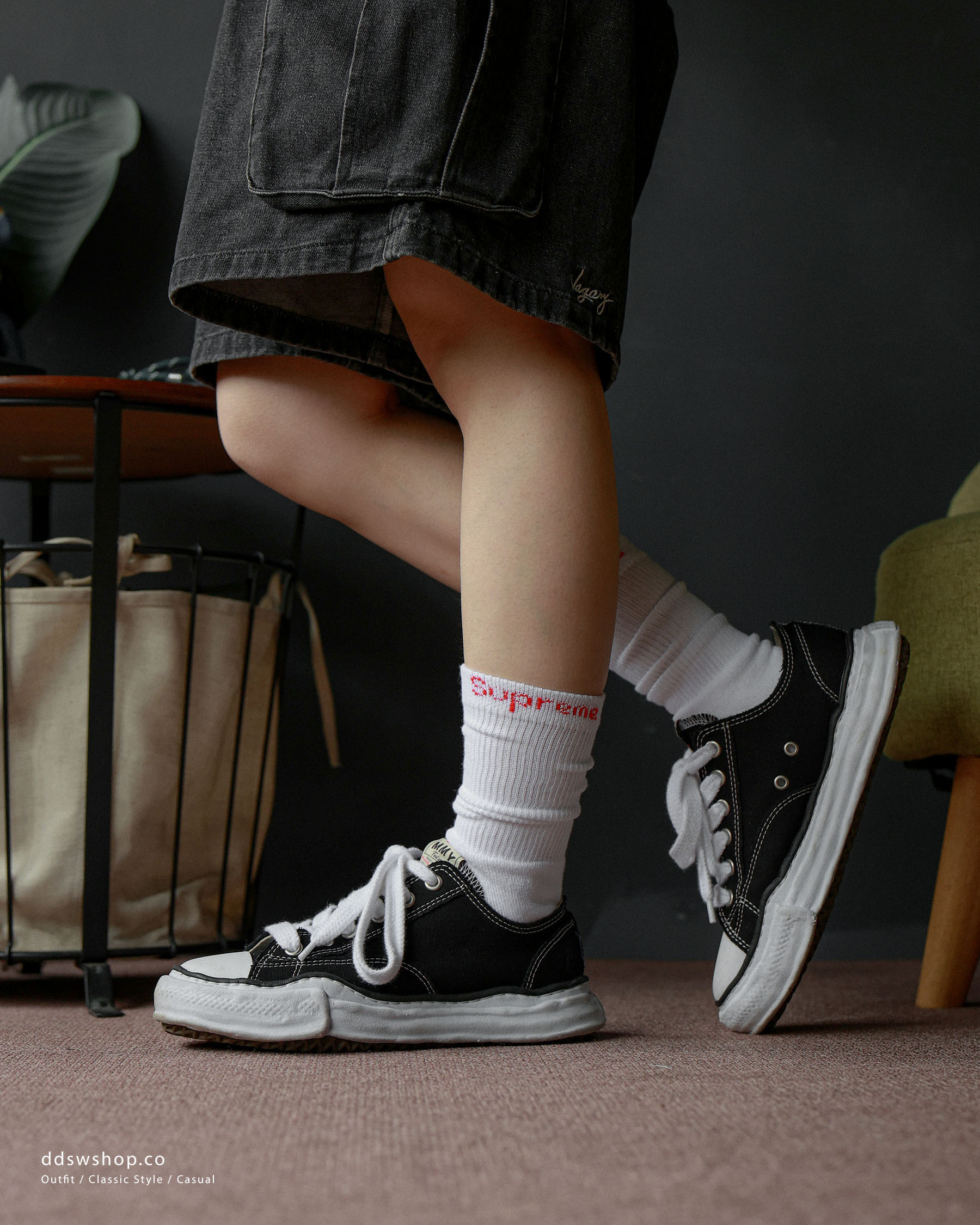 Supreme x Hanes Crew Socks 襪子 四件組