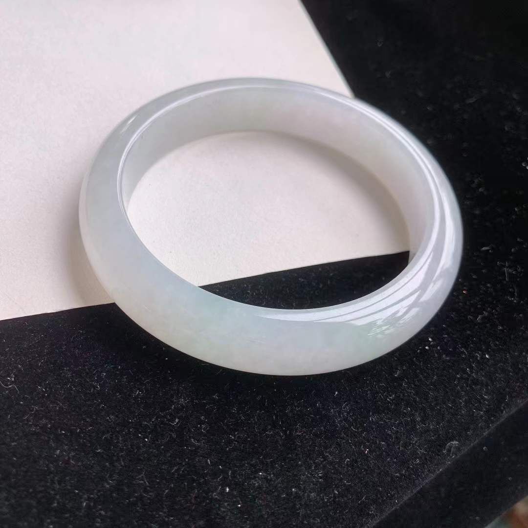 翡翠冰糯淡紫手鐲,天然翡翠A玉, 緬甸玉, Jade, Jadeite