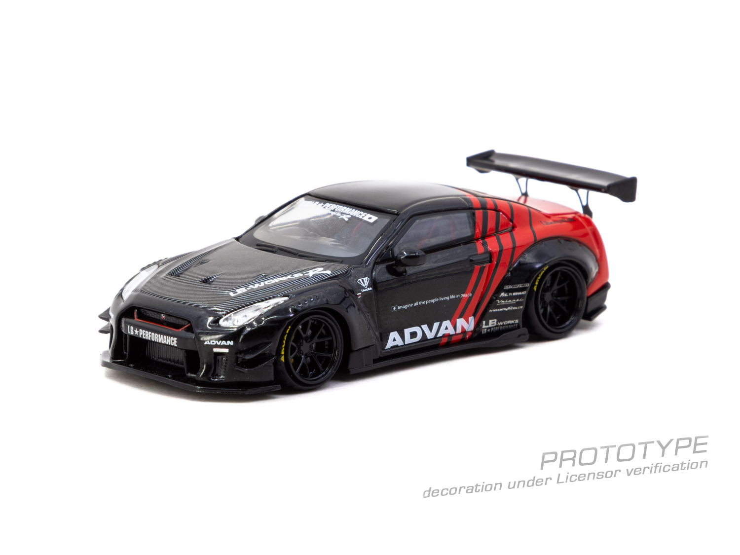 [預訂] Tarmac Works LB Works 日產 GT-R Type 2 Advan