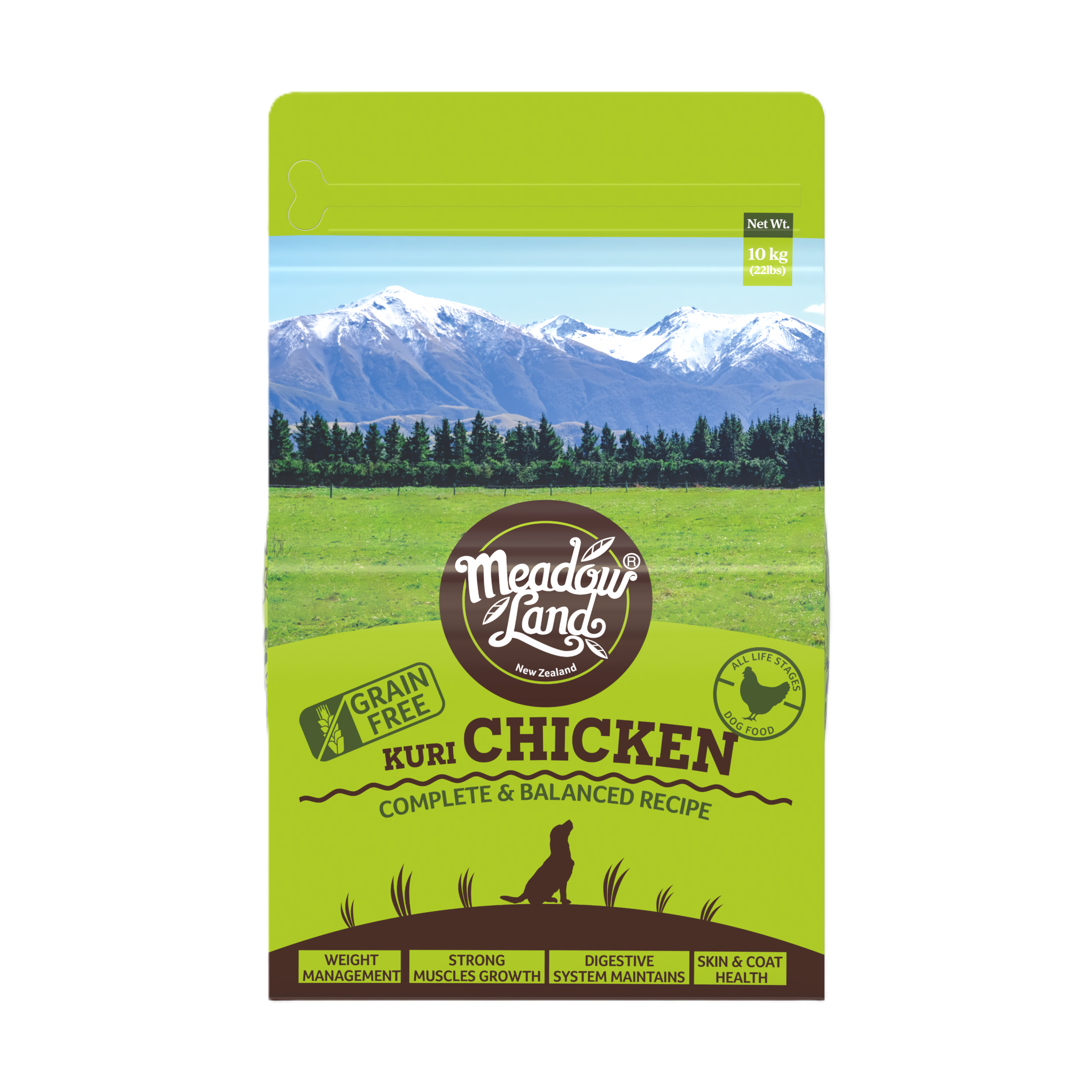 Meadowland 無穀物全犬糧 - 雞肉(美體配方)