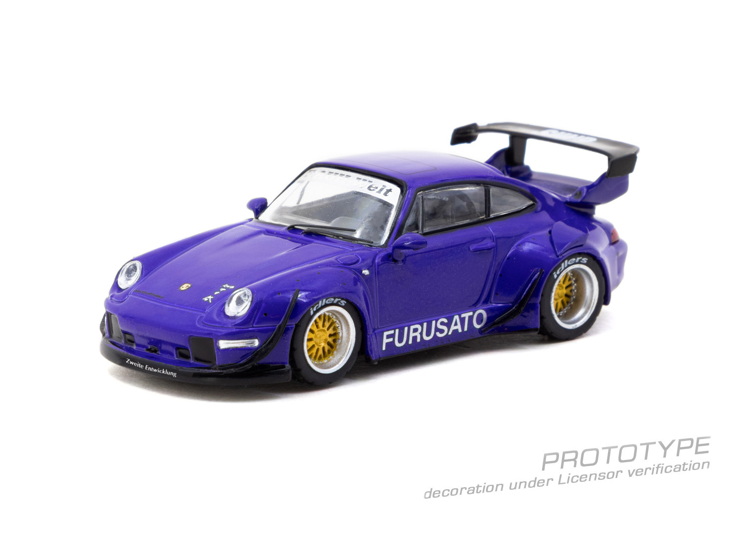 [預訂] Tarmac Works RWB 993 Furusato模型車＋集換卡套裝