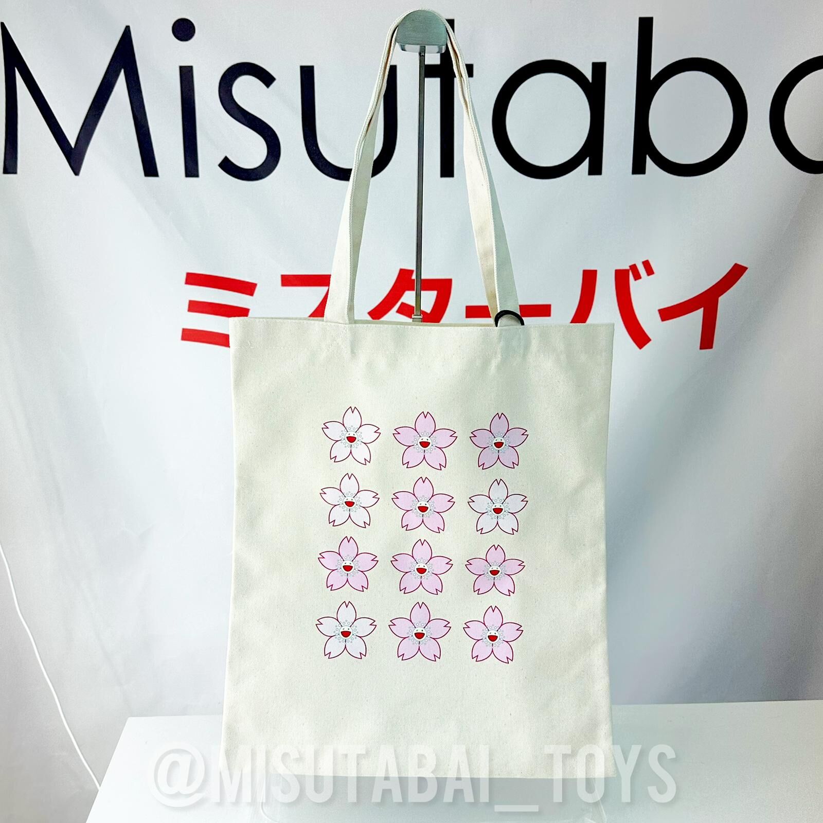 Takashi Murakami Sakura Color Repeat Tote Bag (Cherry Blossom)