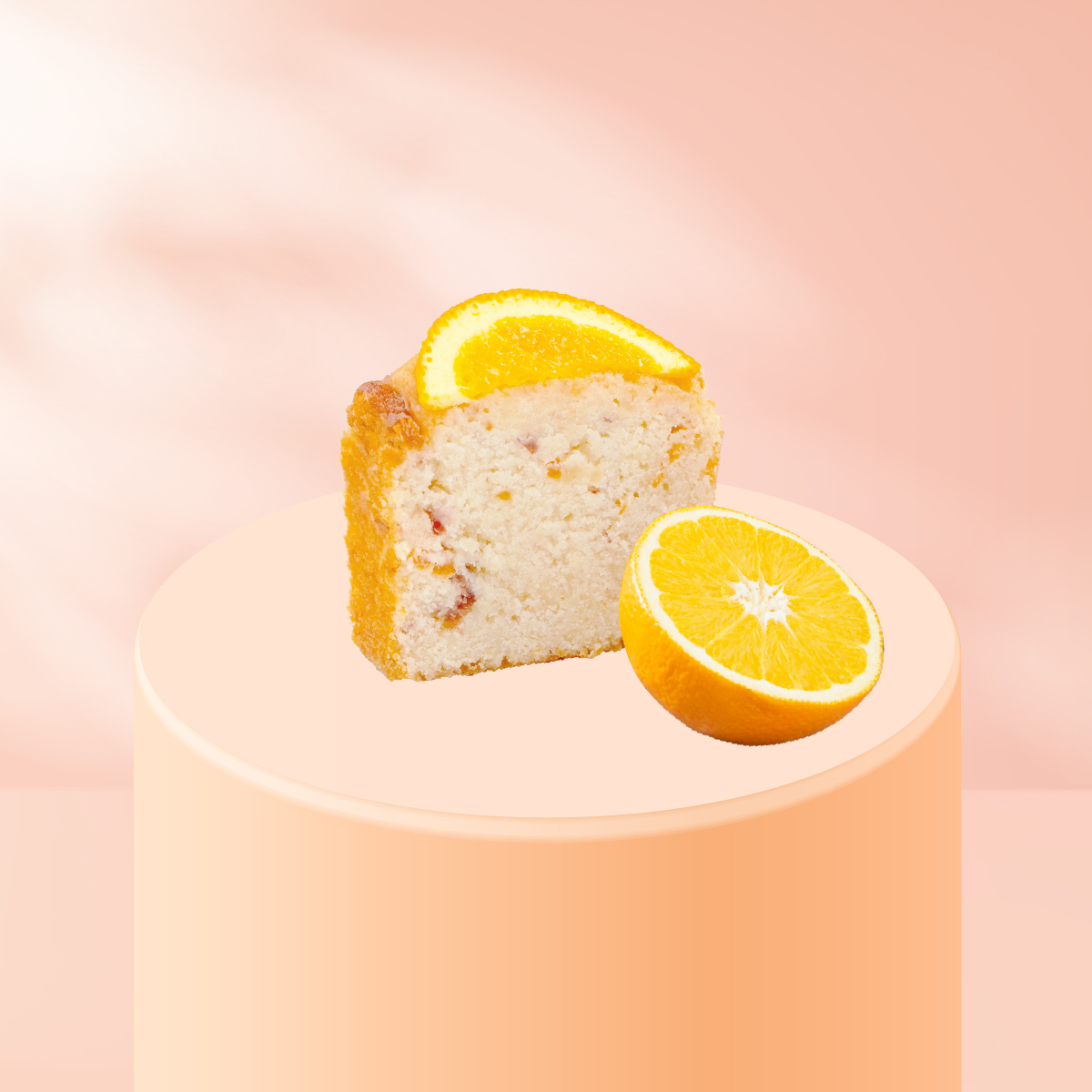 療癒生活│蔓越莓橘子磅蛋糕│肚臍橙與蔓越莓果乾的清新邂逅