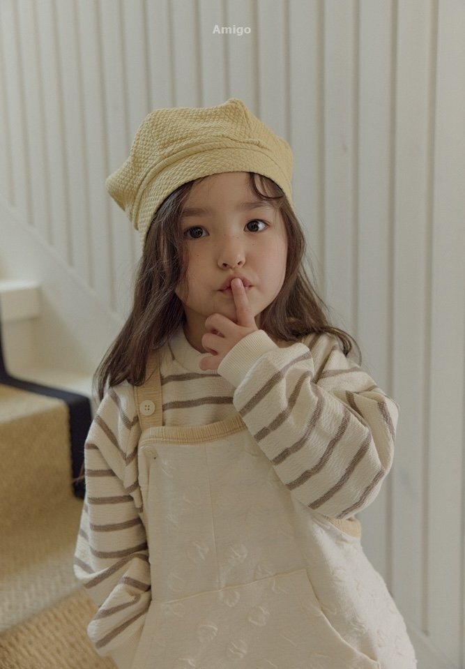 韓國🇰🇷Amigo 條紋大學T(XS-XL)