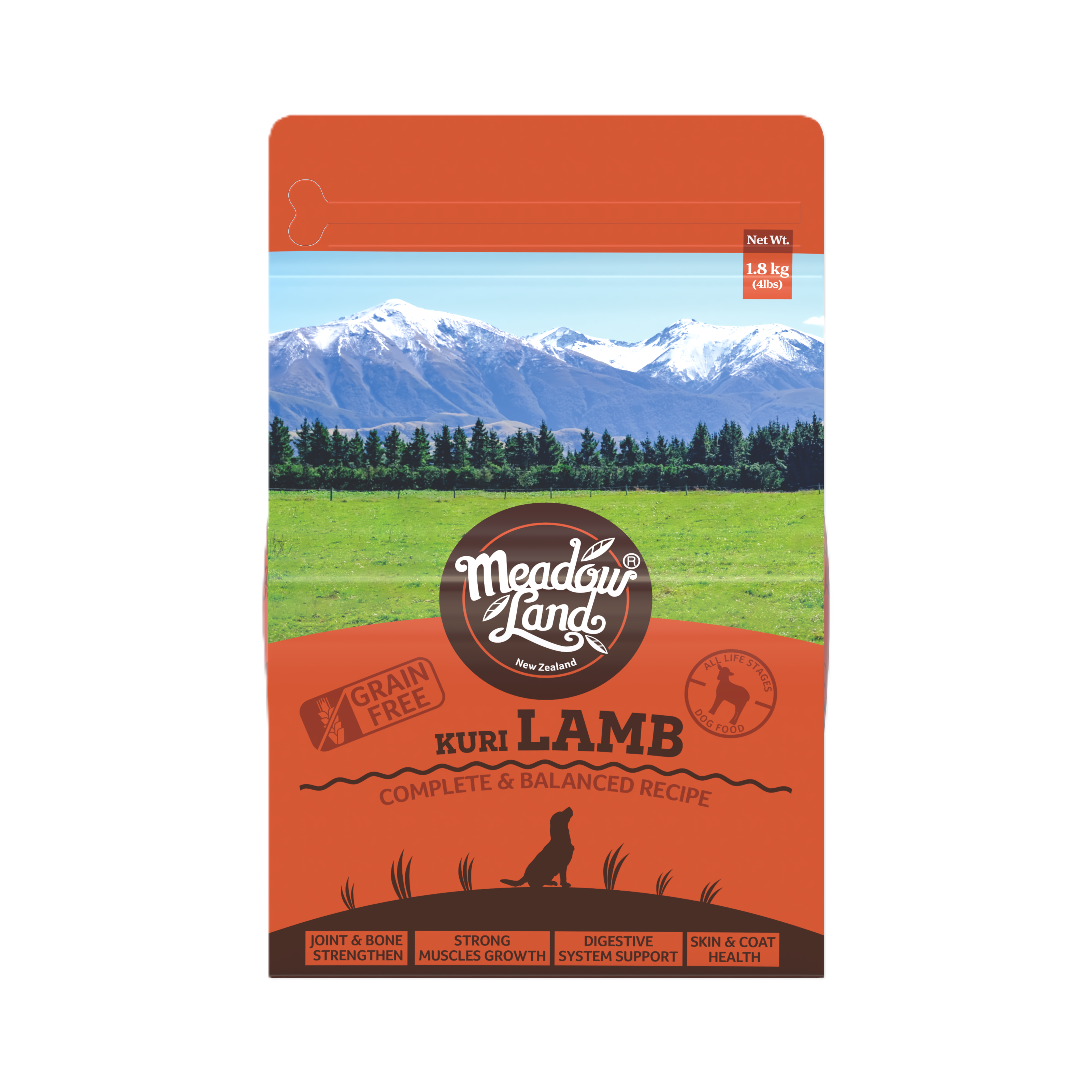 Meadowland 無穀物全犬糧 - 羊肉 (強壯配方)