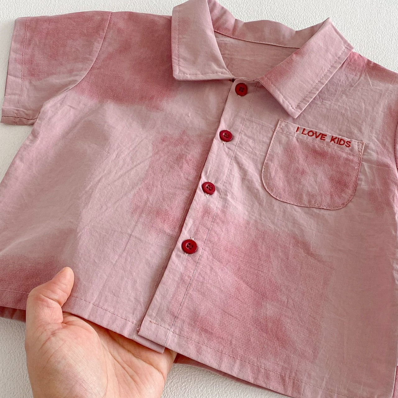 時尚暈染襯衫套裝