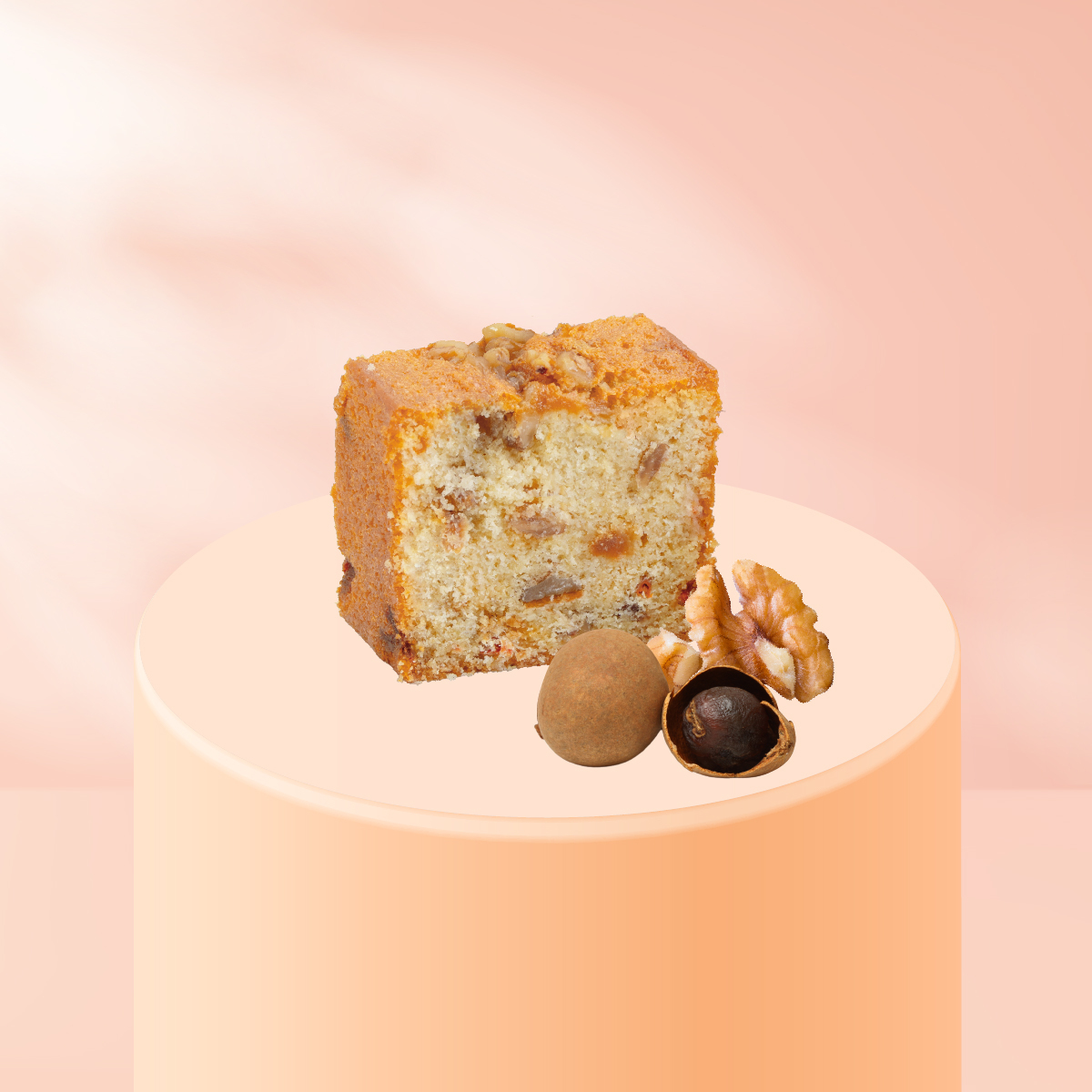 療癒生活│桂圓核桃磅蛋糕│柴燒桂圓與極致核桃的暖心療癒