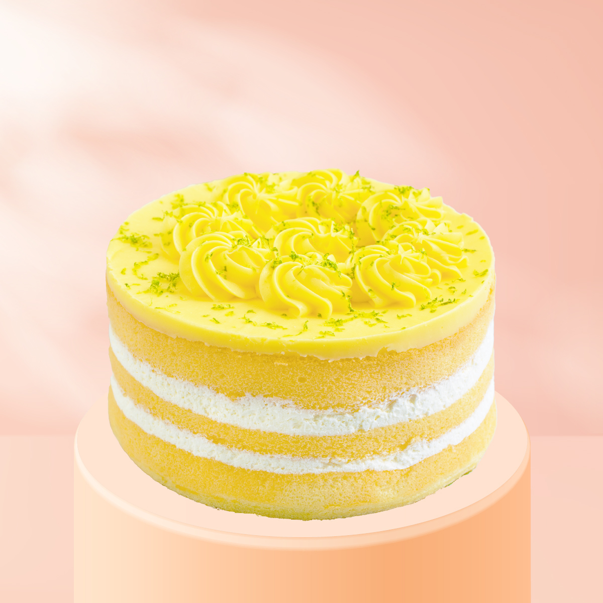 療癒生活│檸檬小姐 6吋蛋糕│法國鮮奶油與雙重果泥的酸甜交響