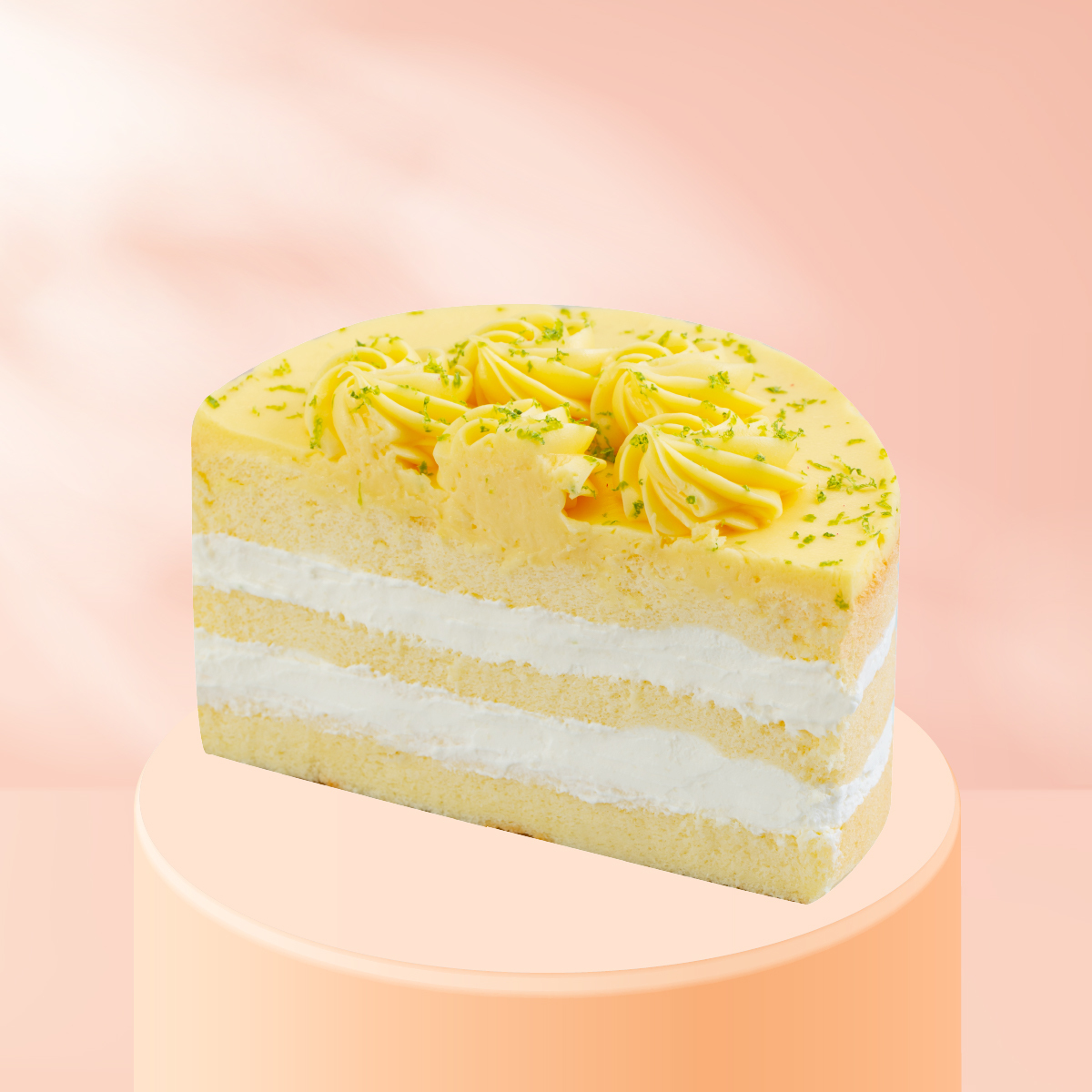 療癒生活│檸檬小姐 6吋蛋糕│法國鮮奶油與雙重果泥的酸甜交響