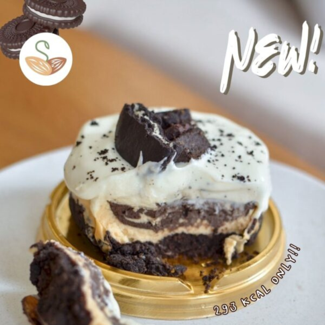 [TL04] [-18°C] Sprouted Seeds Cheese Cake Black & White