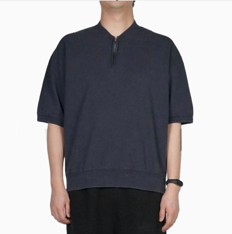 VISVIM 2026 S/S MONDO HENLEY ZIP S/S DMGD - PRE ORDER ITEM (預訂中)