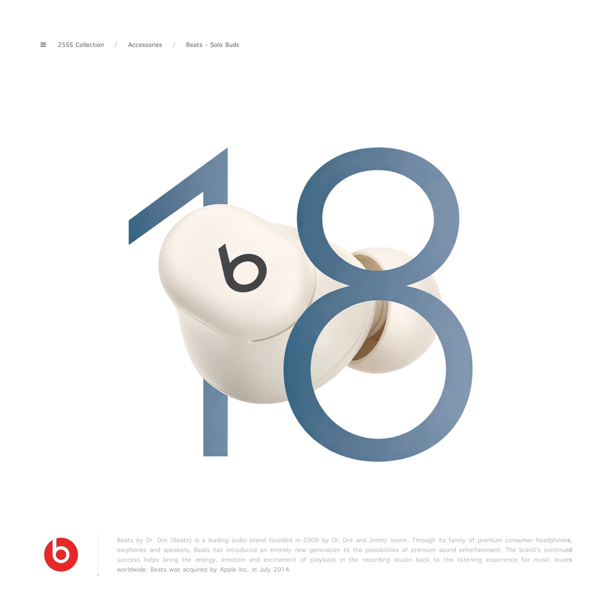 Beats - Solo Buds Bluetooth Earbuds- Ivory