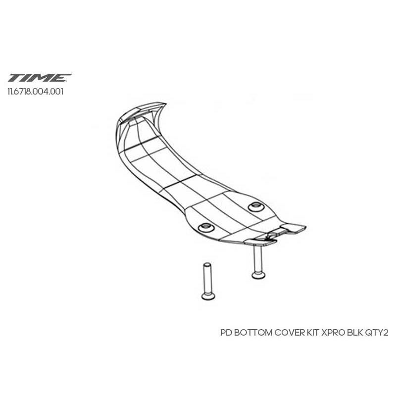 TIME XPRO 底部蓋 Bottom Cover PD-SPP-A0 踏板備品
