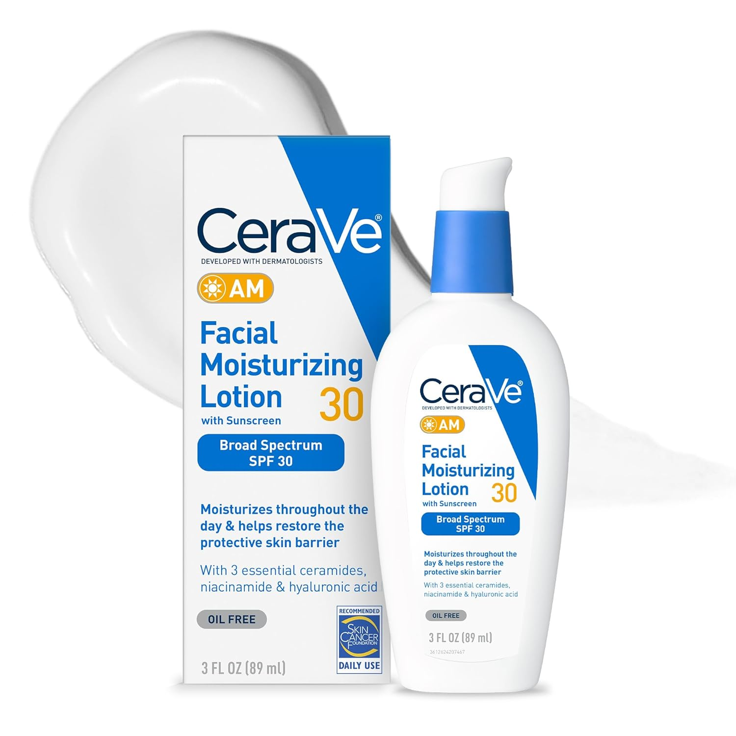 【直播】 CeraVe LX030601  長效保濕防曬面霜 SPF30 89ML